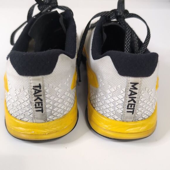 Nike Metcon 4 Yellow White Mens Size‎ 8 Running Shoes Sneakers AV3720-991 - Picture 4 of 11